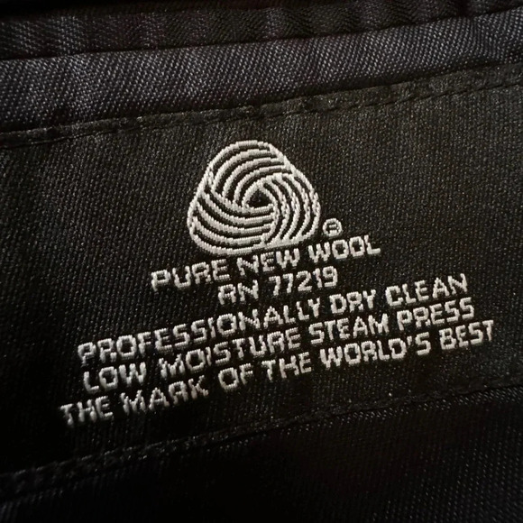 Pronto Uomo Mens Black Blazer Sports Coat Wool Size 48 X Tall - Picture 7 of 7